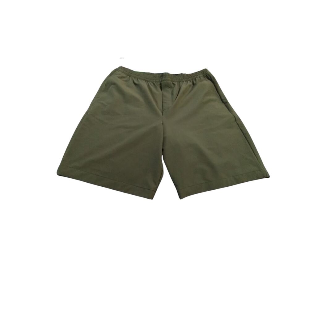 Banana Republic Men's size Large Olive 9"‎ Performance Active Casual Dad Shorts